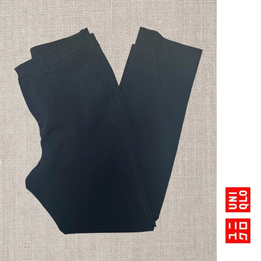 Uniqlo Relaxed Straight Trousers, Size 6, MSRP $49 - Picture 1 of 5
